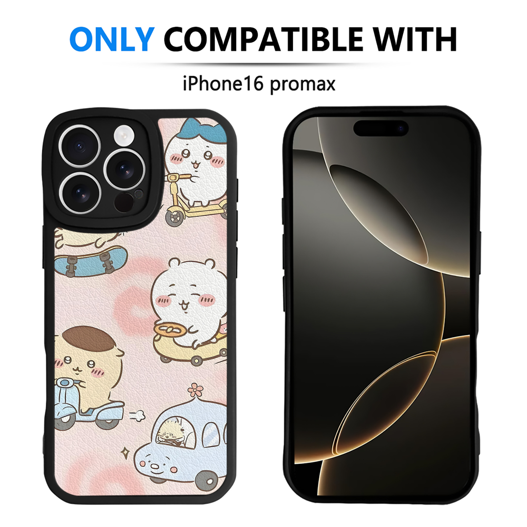 （画像用） ちいかわ Chii-kawa 【iPhone 16シリーズ対応】シリコンスマホケース（レザー調） 材質：シリコン